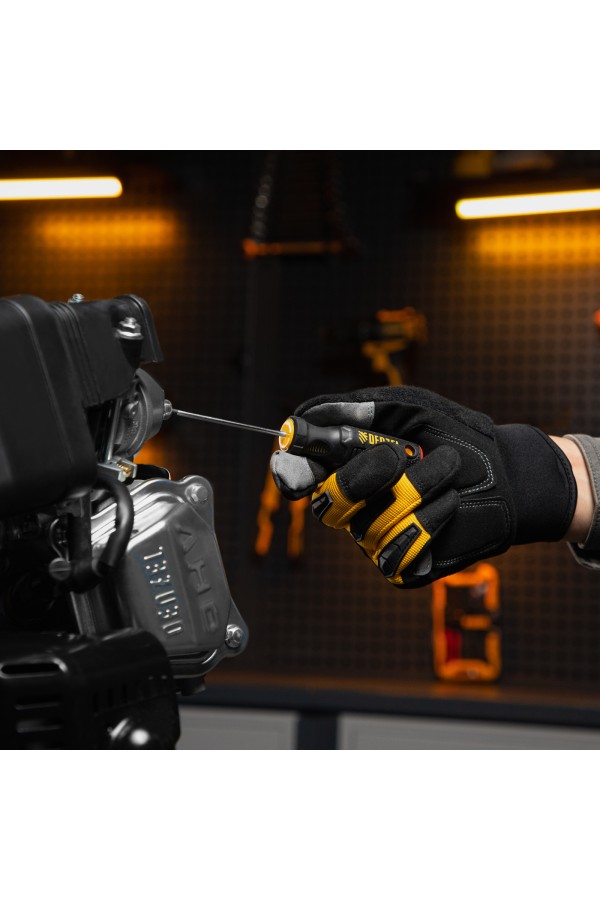 Отвертка PH0х75 мм, CrV, трехкомпонентная рукоятка Denzel