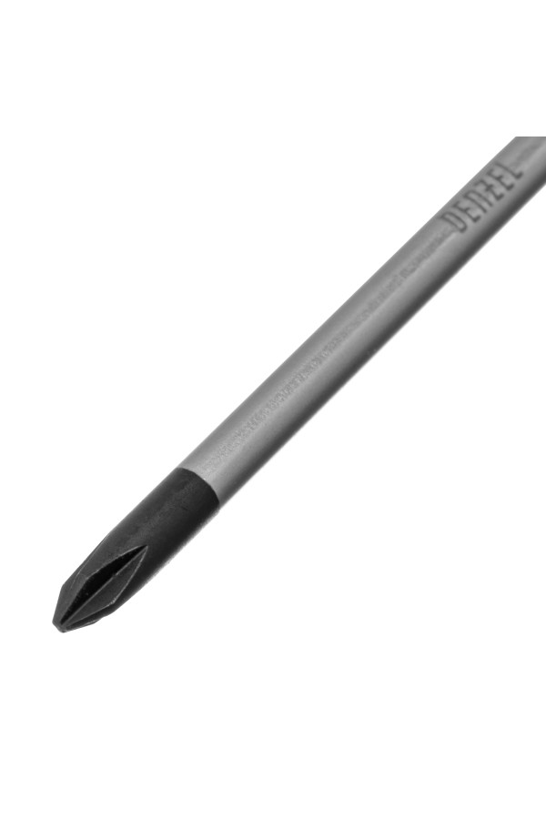 Отвертка, PH0х75 мм, S2, 3к рукоятка Denzel