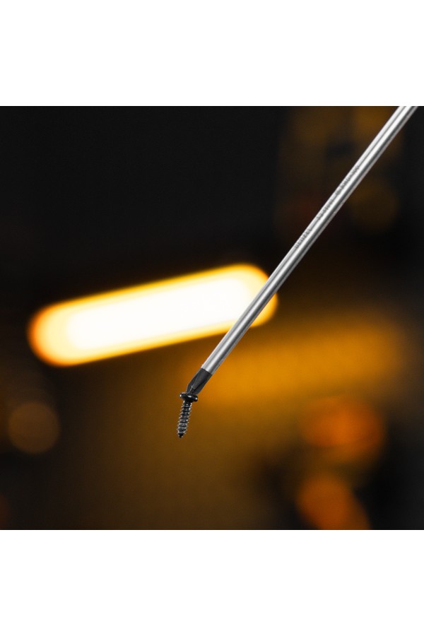 Отвертка, PH0х100 мм, S2, 3к рукоятка Denzel