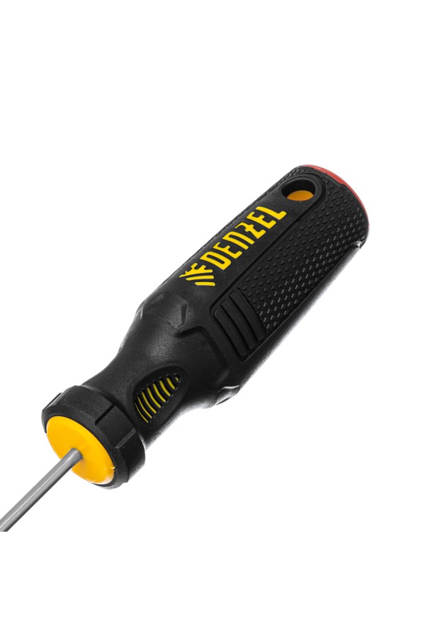 Отвертка, PH0х100 мм, S2, 3к рукоятка Denzel