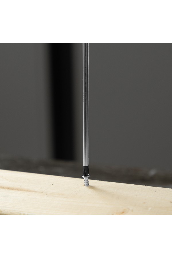 Отвертка, PH0х100 мм, S2, 3к рукоятка Denzel