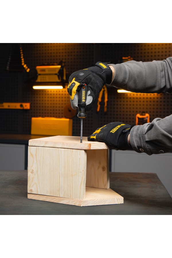 Отвертка PH1х75 мм, CrV, трехкомпонентная рукоятка Denzel