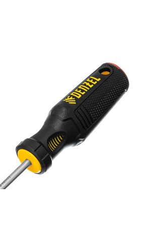 Отвертка, PH1х75 мм, S2, 3к рукоятка Denzel