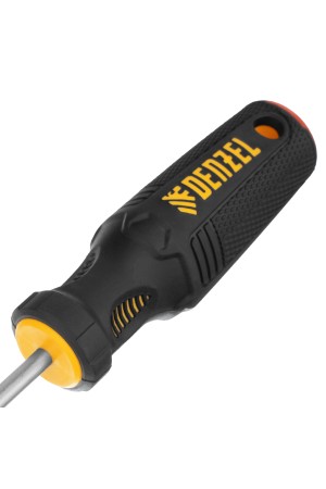 Отвертка PH1х100 мм, CrV, трехкомпонентная рукоятка Denzel
