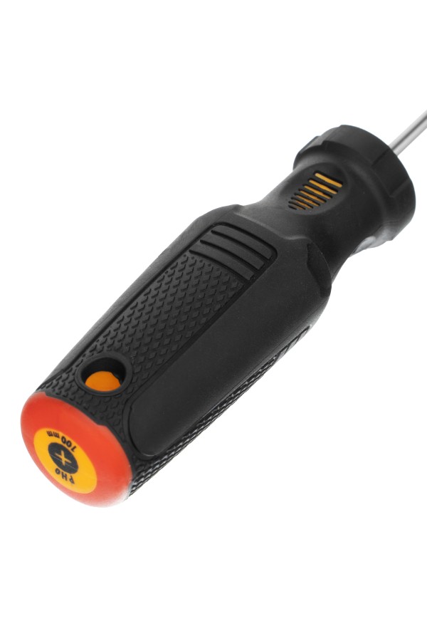 Отвертка PH1х100 мм, CrV, трехкомпонентная рукоятка Denzel