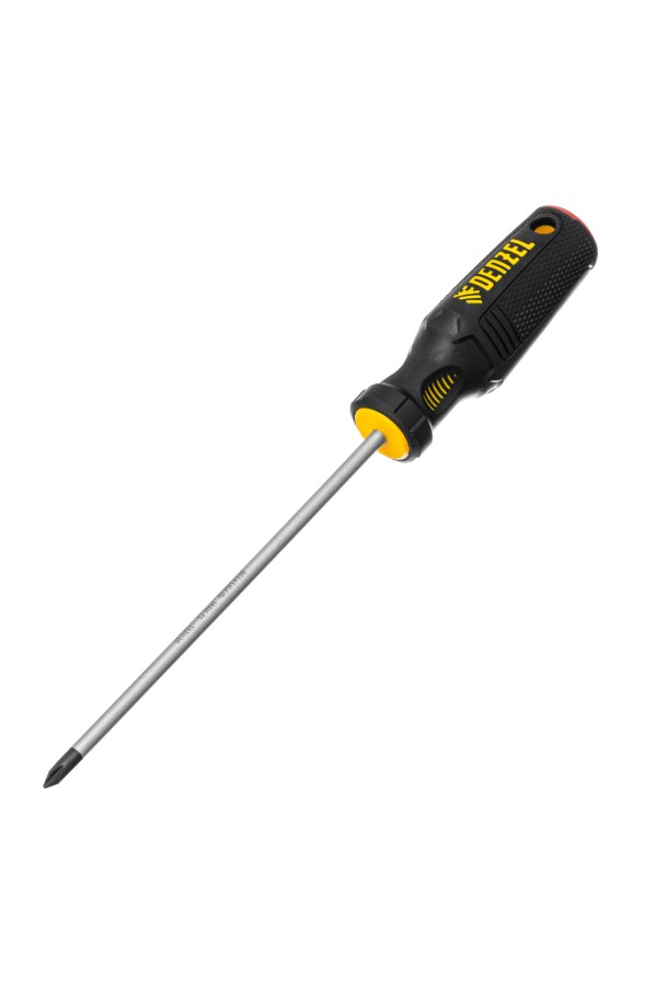 Отвертка, PH1х150 мм, S2, 3к рукоятка Denzel