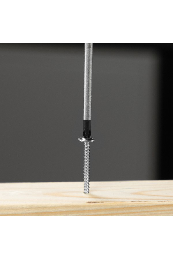 Отвертка, PH1х150 мм, S2, 3к рукоятка Denzel