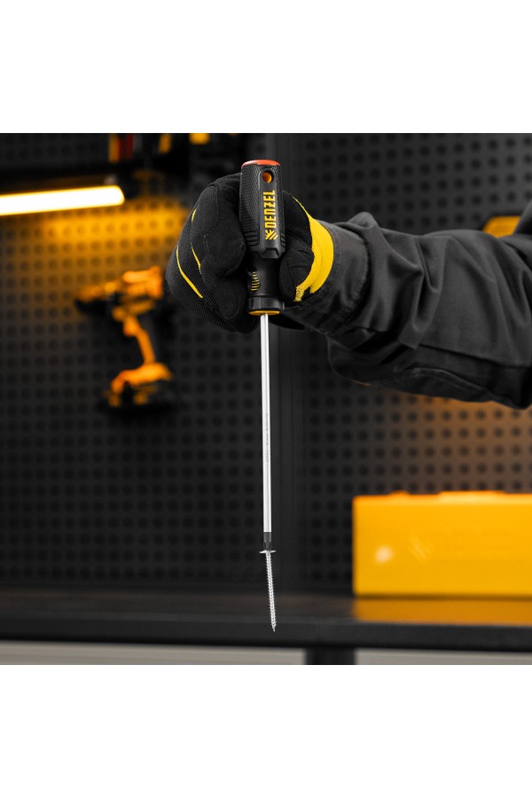 Отвертка, PH1х150 мм, S2, 3к рукоятка Denzel
