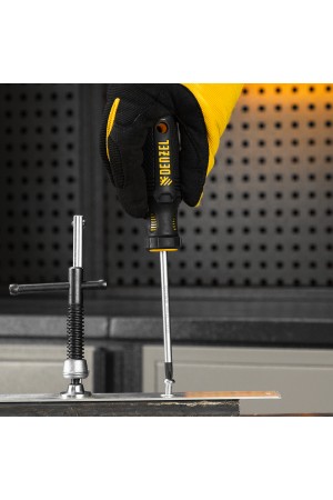 Отвертка, PH2х100 мм, S2, 3к рукоятка Denzel