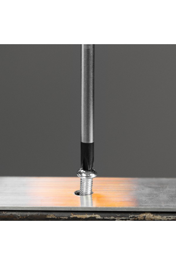 Отвертка, PH2х150 мм, S2, 3к рукоятка Denzel