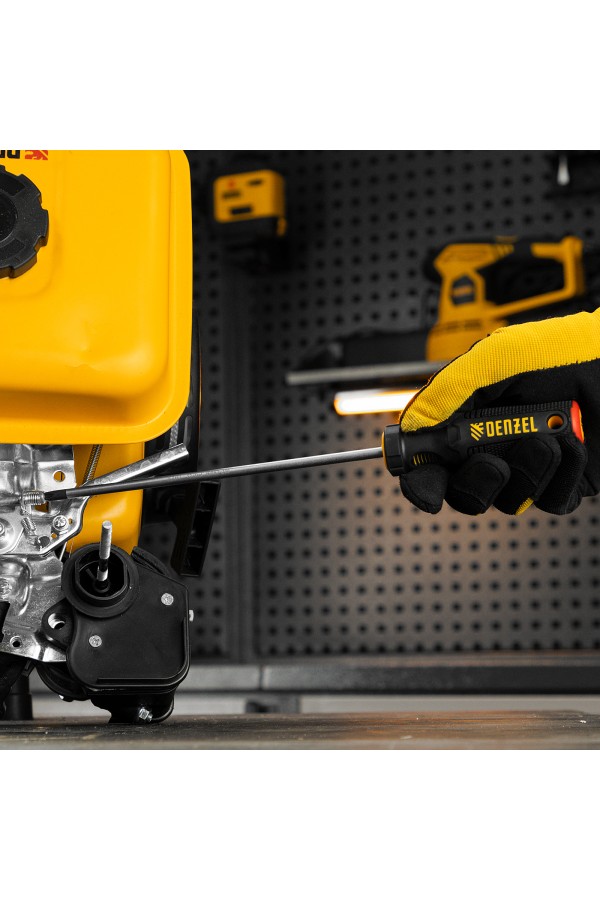 Отвертка, PH2х200 мм, S2, 3к рукоятка Denzel