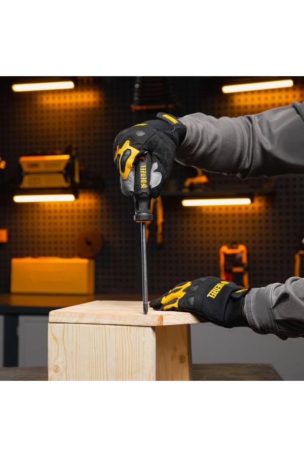 Отвертка PH3х150 мм, CrV, трехкомпонентная рукоятка Denzel