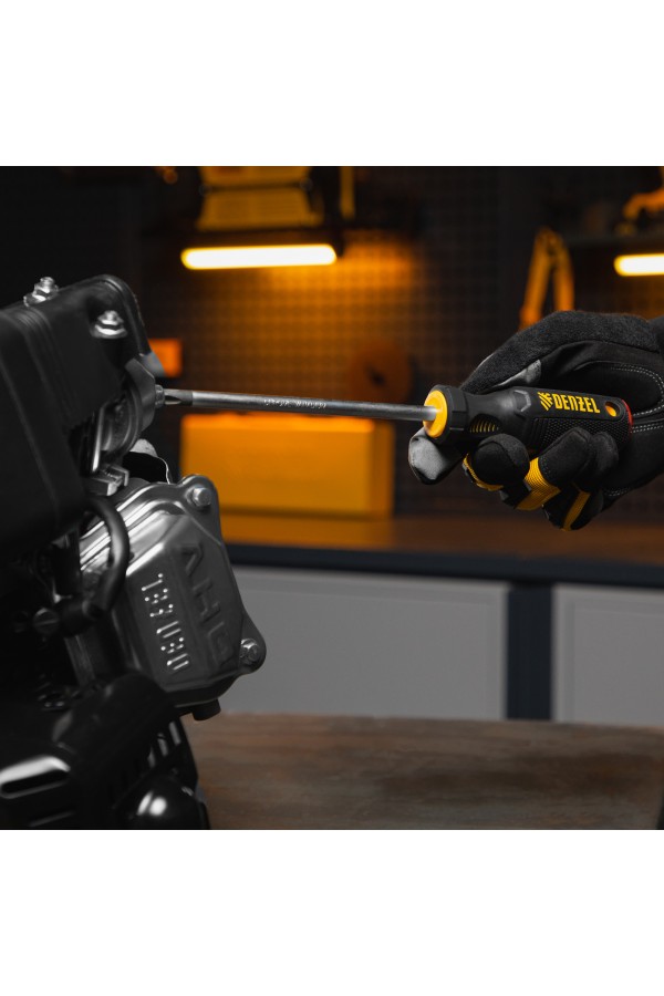 Отвертка PH3х150 мм, CrV, трехкомпонентная рукоятка Denzel