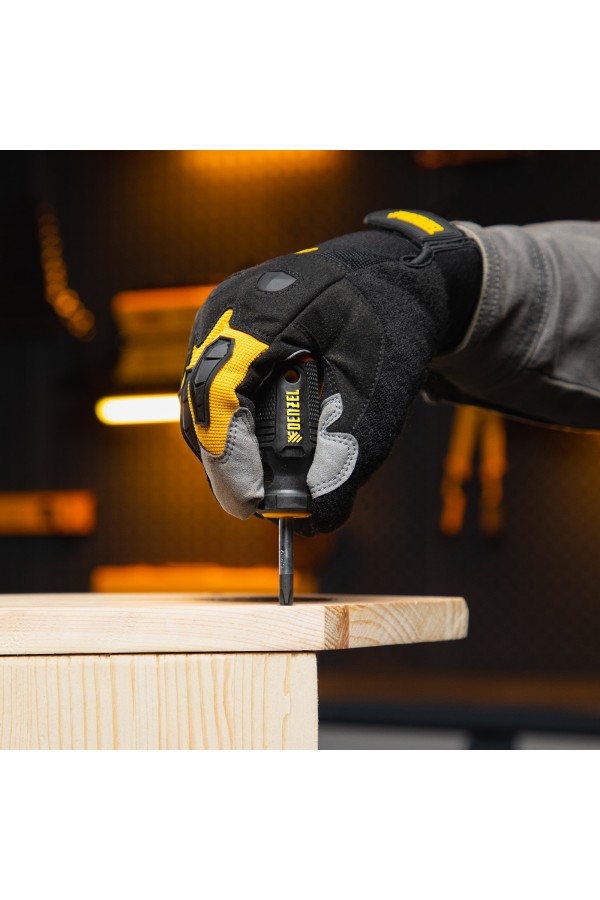 Отвертка PH2х38 мм, CrV, трехкомпонентная рукоятка Denzel