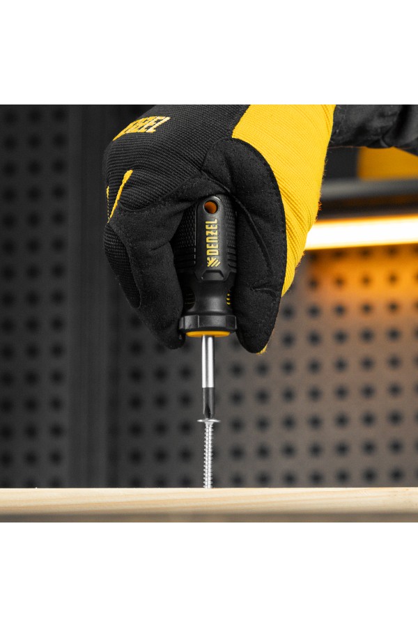 Отвертка, PH2х38 мм, S2, 3к рукоятка Denzel