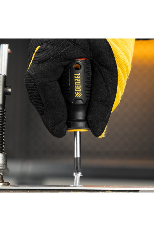 Отвертка, PH2х38 мм, S2, 3к рукоятка Denzel