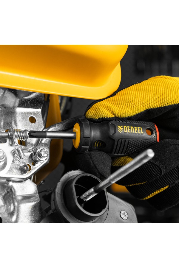 Отвертка, PH2х38 мм, S2, 3к рукоятка Denzel