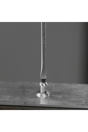 Отвертка, SL3х75 мм, S2, 3к рукоятка Denzel