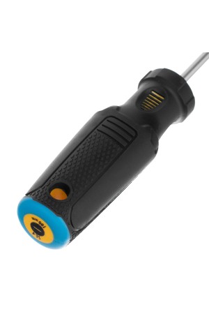 Отвертка SL4х100 мм, CrV, трехкомпонентная рукоятка Denzel