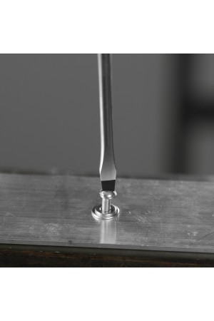 Отвертка, SL4х100 мм, S2, 3к рукоятка Denzel