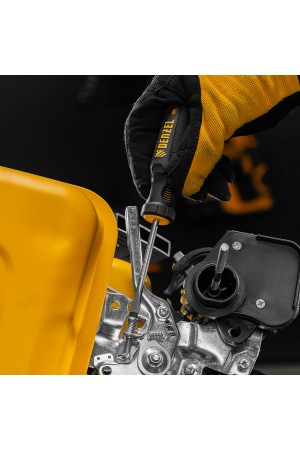 Отвертка SL5x75 мм, CrV, трехкомпонентная рукоятка Denzel