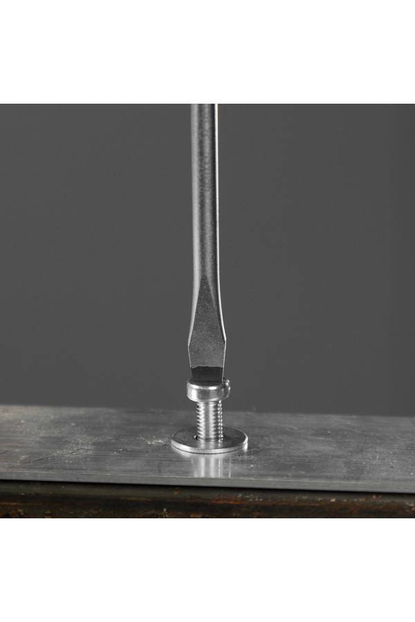 Отвертка, SL5x100 мм, S2, 3к рукоятка Denzel