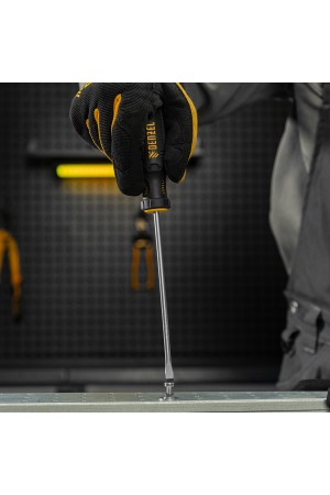 Отвертка SL5x150 мм, CrV, трехкомпонентная рукоятка Denzel