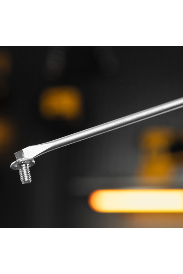 Отвертка, SL5x150 мм, S2, 3к рукоятка Denzel