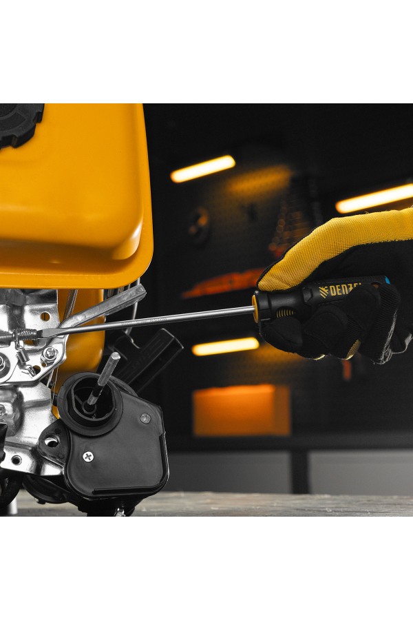 Отвертка, SL5x150 мм, S2, 3к рукоятка Denzel