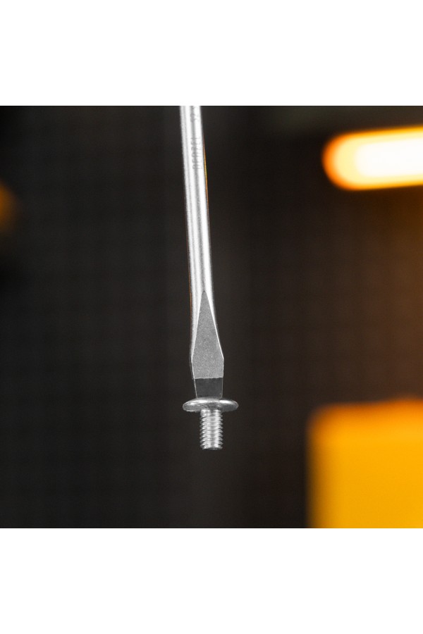 Отвертка, SL6x150 мм, S2, 3к рукоятка Denzel