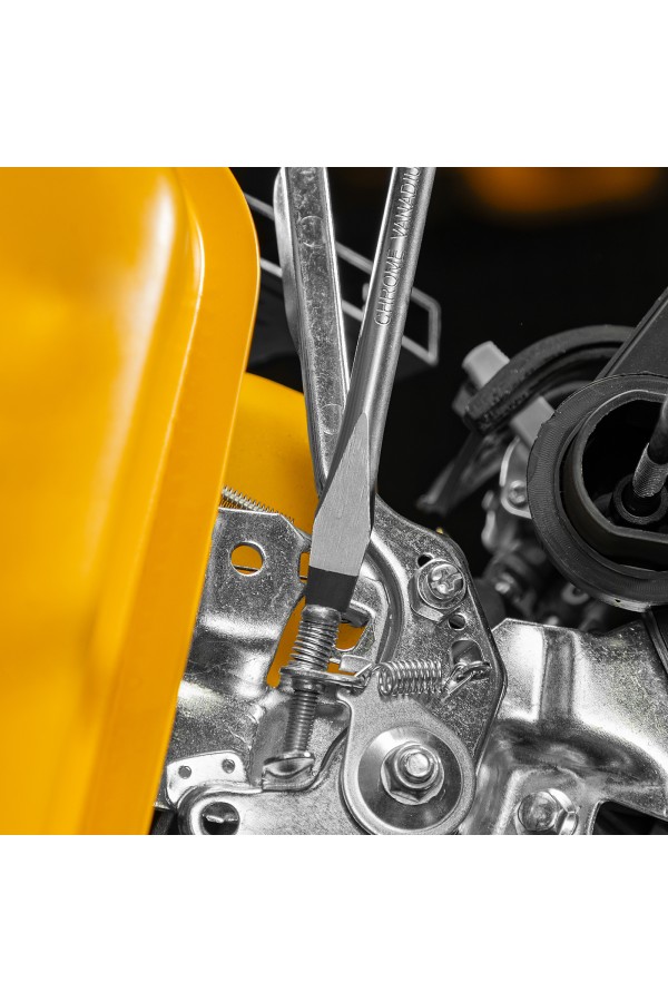 Отвертка SL8x150 мм, CrV, трехкомпонентная рукоятка Denzel