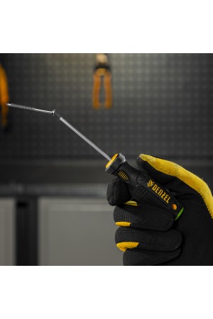 Отвертка PZ0x75 мм, CrV, трехкомпонентная рукоятка Denzel