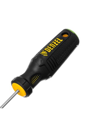 Отвертка, PZ0x75 мм, S2, 3к рукоятка Denzel