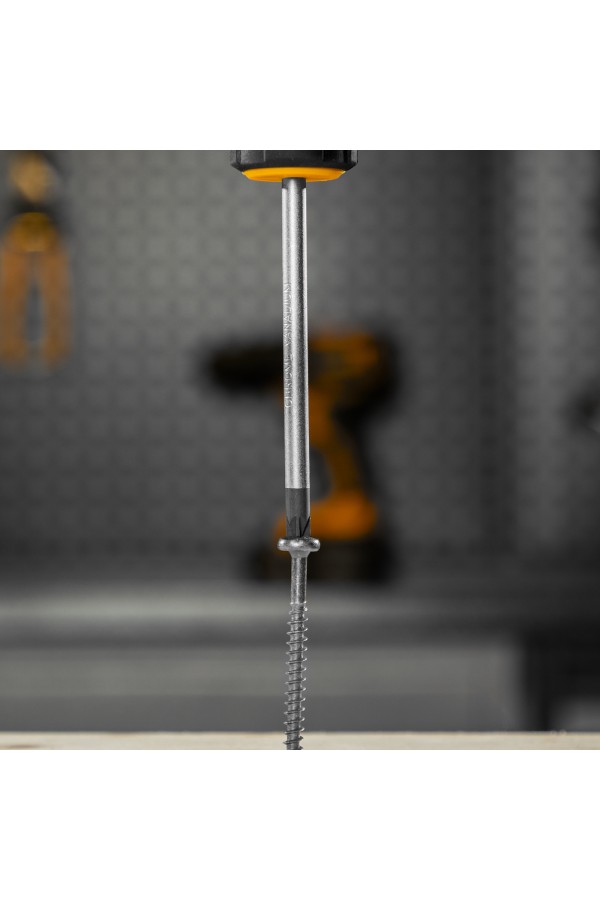 Отвертка PZ1x75 мм, CrV, трехкомпонентная рукоятка Denzel