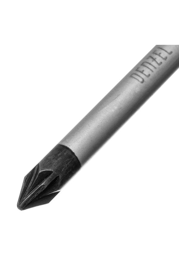 Отвертка, PZ1x75 мм, S2, 3к рукоятка Denzel