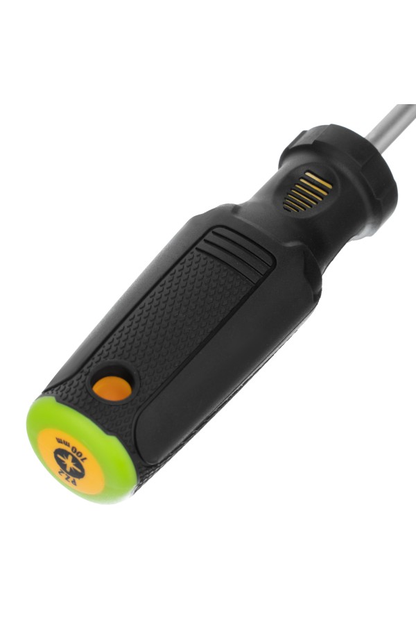 Отвертка PZ2x100 мм, CrV, трехкомпонентная рукоятка Denzel