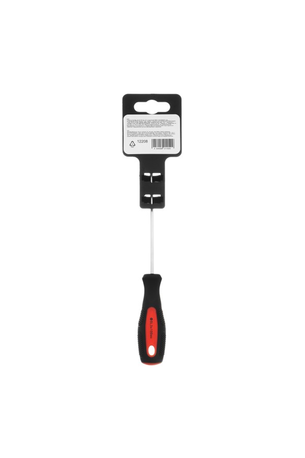 Отвертка Anti-Slip, SL3 х 100 мм, CrV, двухкомпонентная рукоятка Matrix