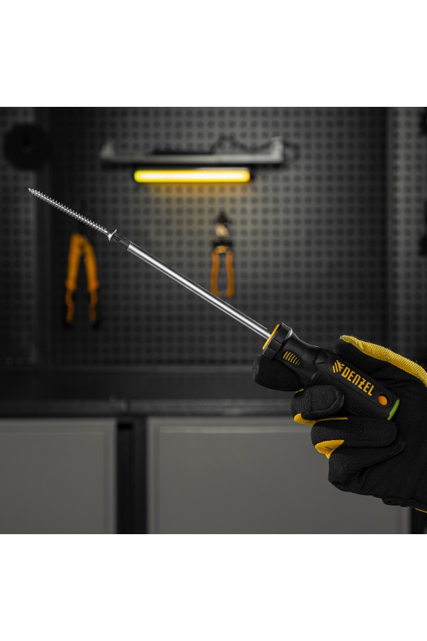 Отвертка PZ3x150 мм, CrV, трехкомпонентная рукоятка Denzel