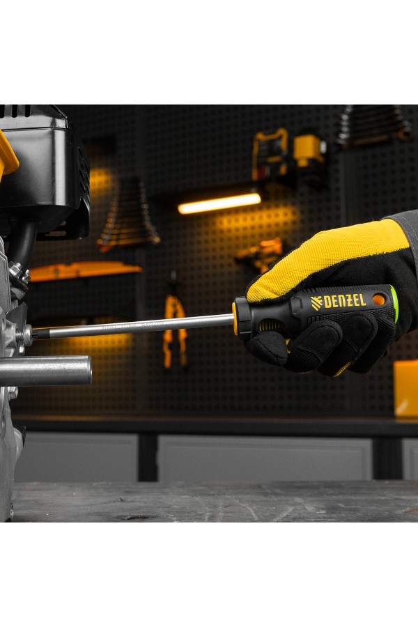Отвертка, PZ3x150 мм, S2, 3к рукоятка Denzel