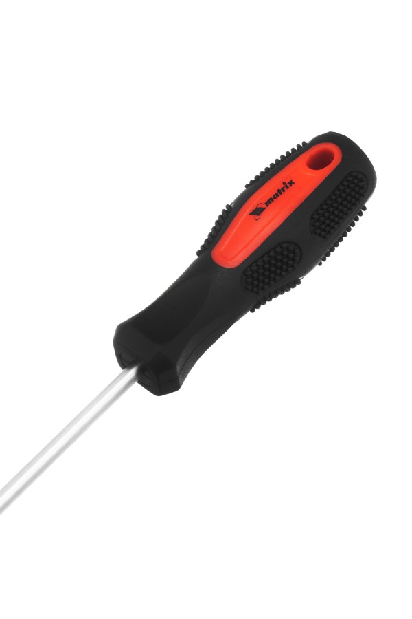 Отвертка Anti-Slip, SL4 х 100 мм, CrV, двухкомпонентная рукоятка Matrix