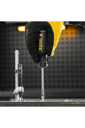 Набор отверток, 5 шт., PH+SL, S2, 3к рукоятка Denzel