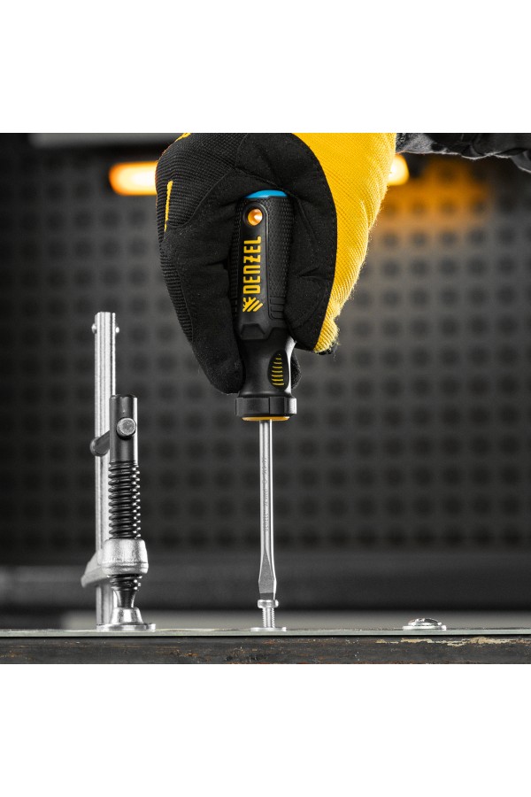 Набор отверток, 5 шт., PH+SL, S2, 3к рукоятка Denzel