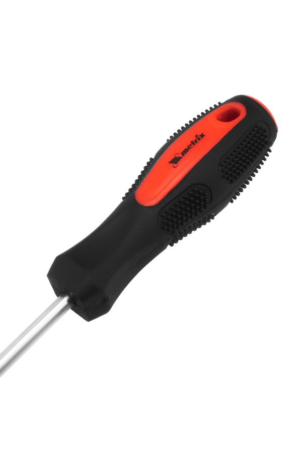 Отвертка Anti-Slip, SL6 х 100 мм, CrV, двухкомпонентная рукоятка Matrix