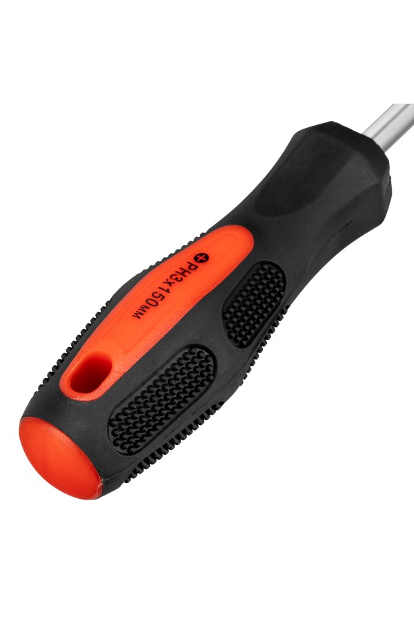 Отвертка Anti-Slip, PH3 х 150 мм, CrV, двухкомпонентная рукоятка Matrix