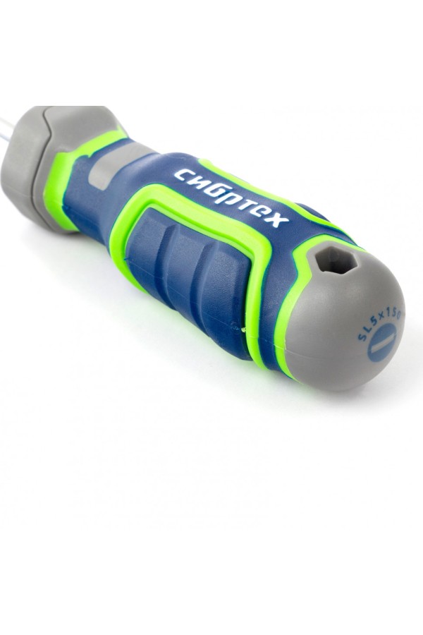 Отвертка SL5 х 150 мм, CrV, четырехкомпонентная рукоятка Сибртех