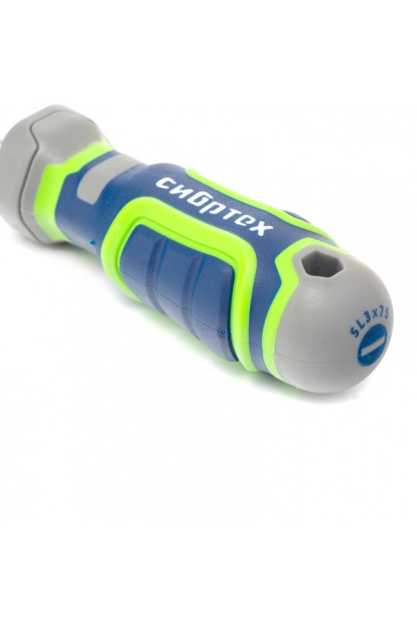 Отвертка SL3 х 75 мм, CrV, четырехкомпонентная рукоятка Сибртех