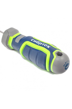 Отвертка SL8 х 150 мм, CrV, четырехкомпонентная рукоятка Сибртех