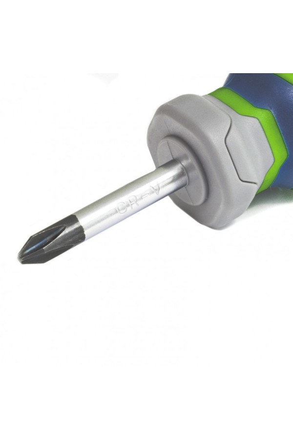 Отвертка PH2 х 38 мм, CrV, четырехкомпонентная рукоятка Сибртех