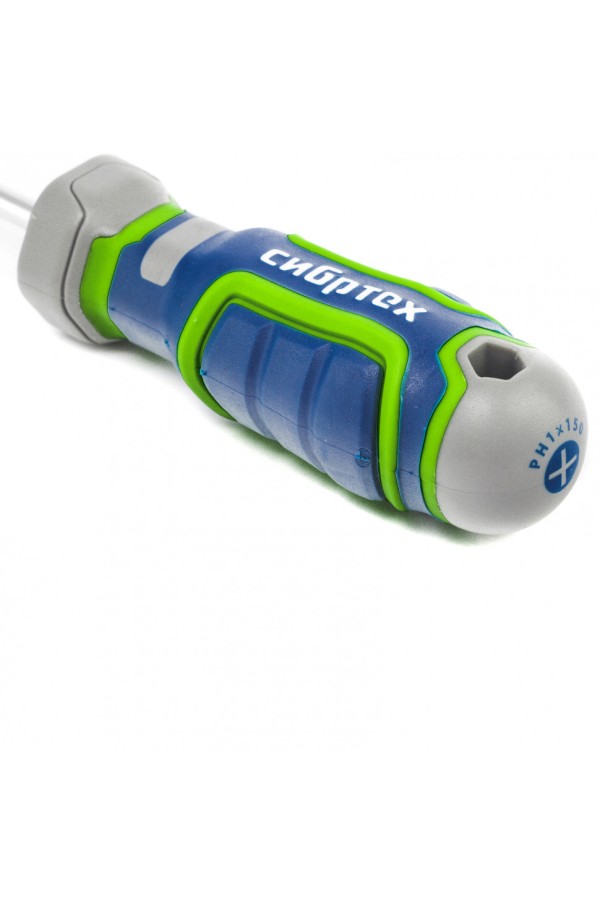 Отвертка PH1 х 150 мм, CrV, четырехкомпонентная рукоятка Сибртех