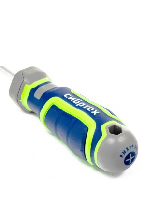 Отвертка PH3 х 150 мм, CrV, четырехкомпонентная рукоятка Сибртех